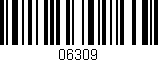 Código de barras (EAN, GTIN, SKU, ISBN): '06309'