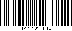 Código de barras (EAN, GTIN, SKU, ISBN): '0631922100914'