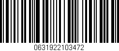 Código de barras (EAN, GTIN, SKU, ISBN): '0631922103472'