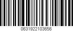 Código de barras (EAN, GTIN, SKU, ISBN): '0631922103656'