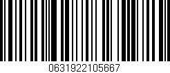 Código de barras (EAN, GTIN, SKU, ISBN): '0631922105667'