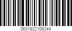 Código de barras (EAN, GTIN, SKU, ISBN): '0631922106244'