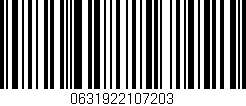Código de barras (EAN, GTIN, SKU, ISBN): '0631922107203'