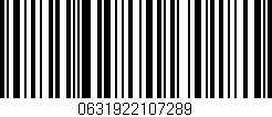 Código de barras (EAN, GTIN, SKU, ISBN): '0631922107289'