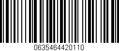 Código de barras (EAN, GTIN, SKU, ISBN): '0635464420110'