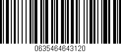 Código de barras (EAN, GTIN, SKU, ISBN): '0635464643120'