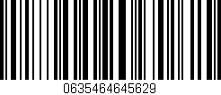 Código de barras (EAN, GTIN, SKU, ISBN): '0635464645629'