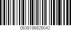 Código de barras (EAN, GTIN, SKU, ISBN): '0639196826042'