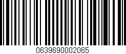 Código de barras (EAN, GTIN, SKU, ISBN): '0639690002065'