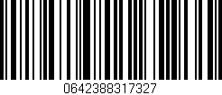 Código de barras (EAN, GTIN, SKU, ISBN): '0642388317327'