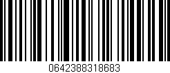 Código de barras (EAN, GTIN, SKU, ISBN): '0642388318683'