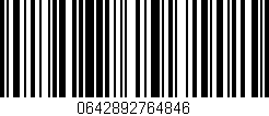 Código de barras (EAN, GTIN, SKU, ISBN): '0642892764846'