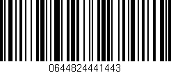 Código de barras (EAN, GTIN, SKU, ISBN): '0644824441443'