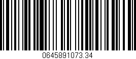 Código de barras (EAN, GTIN, SKU, ISBN): '0645891073.34'