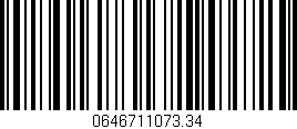 Código de barras (EAN, GTIN, SKU, ISBN): '0646711073.34'