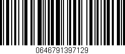 Código de barras (EAN, GTIN, SKU, ISBN): '0646791397129'