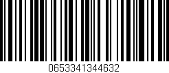 Código de barras (EAN, GTIN, SKU, ISBN): '0653341344632'