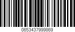 Código de barras (EAN, GTIN, SKU, ISBN): '0653437999869'