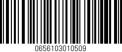 Código de barras (EAN, GTIN, SKU, ISBN): '0656103010509'