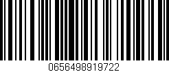 Código de barras (EAN, GTIN, SKU, ISBN): '0656498919722'