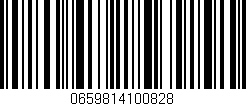 Código de barras (EAN, GTIN, SKU, ISBN): '0659814100828'
