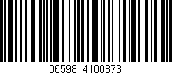 Código de barras (EAN, GTIN, SKU, ISBN): '0659814100873'