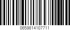 Código de barras (EAN, GTIN, SKU, ISBN): '0659814107711'