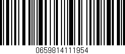Código de barras (EAN, GTIN, SKU, ISBN): '0659814111954'