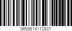 Código de barras (EAN, GTIN, SKU, ISBN): '0659814112937'