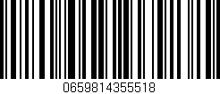 Código de barras (EAN, GTIN, SKU, ISBN): '0659814355518'