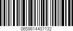 Código de barras (EAN, GTIN, SKU, ISBN): '0659814407132'