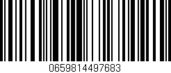 Código de barras (EAN, GTIN, SKU, ISBN): '0659814497683'