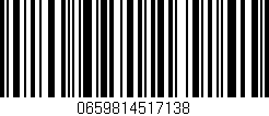 Código de barras (EAN, GTIN, SKU, ISBN): '0659814517138'