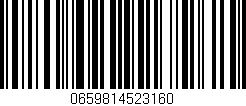 Código de barras (EAN, GTIN, SKU, ISBN): '0659814523160'