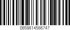 Código de barras (EAN, GTIN, SKU, ISBN): '0659814566747'