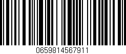 Código de barras (EAN, GTIN, SKU, ISBN): '0659814567911'