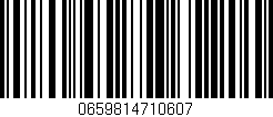 Código de barras (EAN, GTIN, SKU, ISBN): '0659814710607'