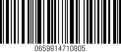 Código de barras (EAN, GTIN, SKU, ISBN): '0659814710805'