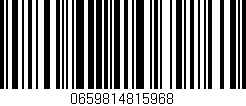 Código de barras (EAN, GTIN, SKU, ISBN): '0659814815968'