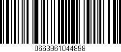 Código de barras (EAN, GTIN, SKU, ISBN): '0663961044898'