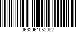 Código de barras (EAN, GTIN, SKU, ISBN): '0663961053982'