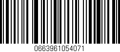 Código de barras (EAN, GTIN, SKU, ISBN): '0663961054071'