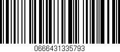 Código de barras (EAN, GTIN, SKU, ISBN): '0666431335793'