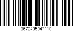 Código de barras (EAN, GTIN, SKU, ISBN): '0672485347118'