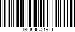 Código de barras (EAN, GTIN, SKU, ISBN): '0680988421570'