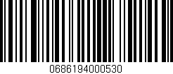Código de barras (EAN, GTIN, SKU, ISBN): '0686194000530'
