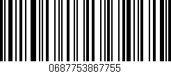Código de barras (EAN, GTIN, SKU, ISBN): '0687753867755'