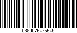 Código de barras (EAN, GTIN, SKU, ISBN): '0689076475549'