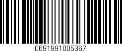 Código de barras (EAN, GTIN, SKU, ISBN): '0691991005367'