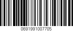 Código de barras (EAN, GTIN, SKU, ISBN): '0691991007705'